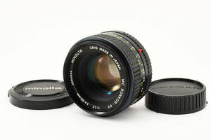 MINOLTA ミノルタ MC ROKKOR-PF 50mm 1:1.7 [正常動作品 美品] #2099796A