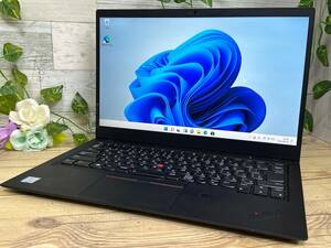 【良品♪】Lenovo ThinkPad X1 Carbon [8世代 Core i5(8250U) 1.6GHz/RAM:8GB/SSD:128GB/14インチ]Windowsd 11 動作品