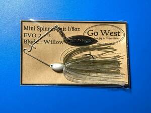  Evo.2-11 GoWest ミニスピナーベイト1/8oz（Willow Leaf Blade）DECOY シルバーブレード