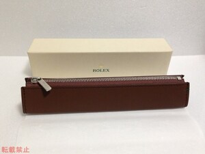 ロレックス レザー ペンケース 筆箱 ノベルティ ROLEX Leather Pen Case 送料無料