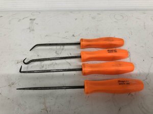 中古品 ハンドツール Snap-on ミニピックツールセット 3AS- ※4pcs 自動車 オートバイ、DIY、メンテナンス ITWMHVDYRO7T