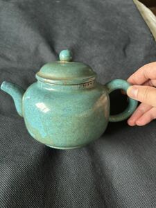 中国古美術品　紫砂茶器　急須　大清順治御製在銘急須 朱泥 
