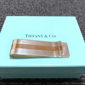 【ティファニー】基準内 TIFFANY&Co. マネークリップ 14KT×STAERLING ゴールド×スターリングシルバー 財布 メンズ レディース 送料370円