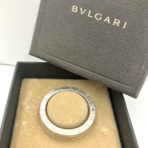 【T】BVLGARI　ブルガリ　キーリング　キーホルダー　トップ　SV925　シルバー　STERLING　中古　現状品　ロゴ　ブランド【1103】