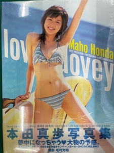 中古写真集/9784754215880/本田真歩 lovey-dovey 2004/9/1 