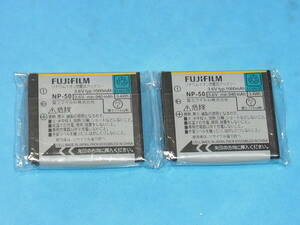FUJI FILM 未使用品 純正バッテリー NP-50 ２個 管理638