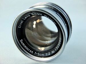 ★外観並品★ライカ LEICA ズミクロン SUMMICRON 5cm 50mm F2！Ernst Leitz GmbH Wetzlar！沈胴 L39マウント！#005830#9983#089450#033