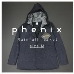 新品◆Phenix レインフォールジャケット M ネイビー / フード付コート