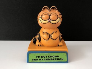 1980s USA ヴィンテージ ガーフィールド PUSH TOY Garfield vintage [ga-478]