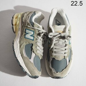 C2252R51　●new balance ニューバランス●　新品同様 22AW M2002RDD スエード メッシュ スニーカー グレー US4.5D/22.5cm rb mks