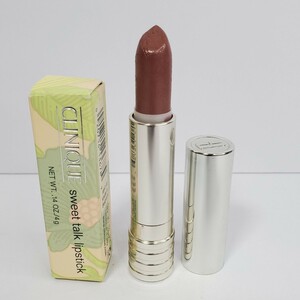 CLINIQUE クリニーク スウィート トーク リップスティック 02ジャスト キス ミー 4g　ユーズド品