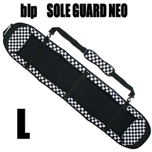 blp ソールガードNEO3 ブラックチェック　Lサイズ　スノーボードカバー 高品質ウェット素材