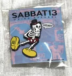 SABBAT13 ピンバッジ　ミッキーマウス　スカル　ハードコア　PUNK