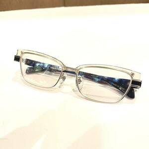 美品 ptolemy48 トレミー48 スクエア型 眼鏡 メガネ