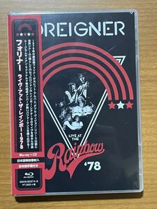 FOREIGNER フォリナー ライヴ アット ザ レインボー Blu-ray +CD 新品未開封