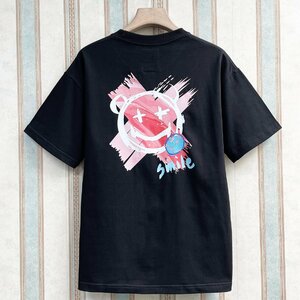 個性 定価2万 FRANKLIN MUSK・アメリカ・ニューヨーク発 半袖Tシャツ コットン100％ 快適 可愛い 速乾 スウェット ユニセックス サイズ2