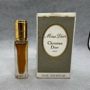 未使用 Christian Dior ディオール 香水 Miss Dior ミスディオール PARFUM パルファム 7.5ml 長期保管品