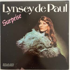 LYNSEY DE PAUL / SURPRISE 日本盤　1973年　帯なし、ライナーノーツあり