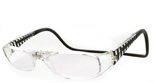 新品 クリックリーダー ユーロ ブラック＆クリア +1.00 Clic Readers Euro 老眼鏡 リーディンググラス シニアグラス