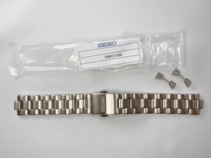 D0011AM SEIKO メカニカル 19mm 純正ステンレスブレス SARB027/SARB029/6R15-00V0用 ネコポス送料無料