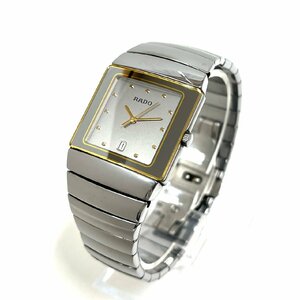 ▽▼【稼働品】 RADO ラドー ダイヤスター 152.0332.3 グレー文字盤 クォーツ メンズ腕時計▼▽