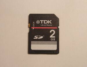 TDK 2GB SDメモリーカード 