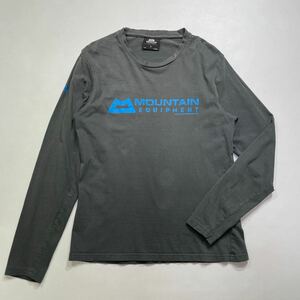 286 MOUNTAIN EQUIPMENT マウンテン イクイップメント 長袖 Tシャツ ロンT ロゴプリント アウトドア キャンプ 登山 トレッキング 40213M