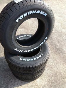 2023年製　G056 195/80R15 107/105L LT ヨコハマタイヤ ジオランダー H/T ホワイトレター ４本　個人宅配達OK　ハイエース