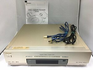 【中古】 ソニー S-VHSハイファイ miniDV デジタルダブルビデオデッキ WV-DR9 ケーブル付 (デパート