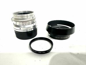 Leica ライカ LEITZ WETZLAR 2049914 SUMMARON 1:2.8/35 レンズ レンズフィルター レンズフード カメラレンズ 現状品 【Y228-4】