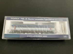 貴重品！！EF81-450形電気機関車（後期型） 7102 TOMIX 