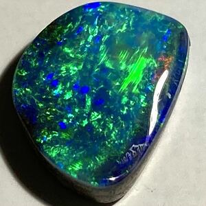 遊色効果!!(天然ボルダーオパール3.209ct)m 11.0×8.6mm ルース 裸石 boulder opal 宝石 ジュエリー jewerly テ DE0 K