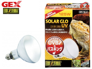 GEX ソーラーグローUV 125W PT2192 爬虫類 両生類用品 爬虫類用品 ジェックス EXO TERRA