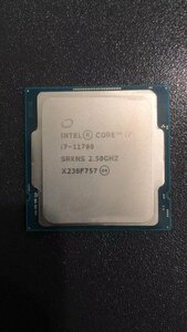 CPU インテル Intel Core I7-11700 プロセッサー 中古 動作未確認 ジャンク品 - A387