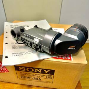 【実用品】SONY　HDVF-20A　2型HDビューファインダー　箱、取説付き！
