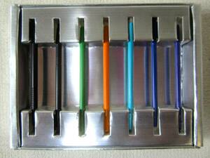 任天堂 ニンテンドー Nintendo DS タッチペン 7本まとめ出品 6色セット 箱付き (5322)