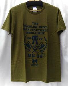 COSPA コスパ 機動戦士ガンダム 最も量産されたMSTシャツ 半袖Tシャツ サイズM グリーン系 緑系 ジオン公国軍 MS-06 ザク