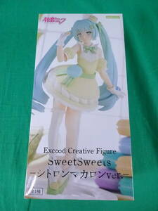 08/H445★初音ミク　Exc∞d Creative Figure SweetSweets-シトロンマカロンver.-★未開封