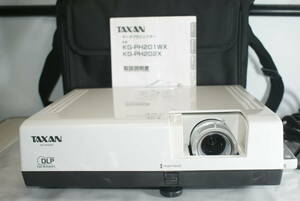 TAXAN 高輝度DLP　プロジェクター　KG-PH202X 　★3500lm★ ランプ残量87％ リモコン付　程度良好