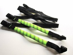 ROK straps ストレッチストラップ BPタイプ 2本セット / グリーン&ブラック