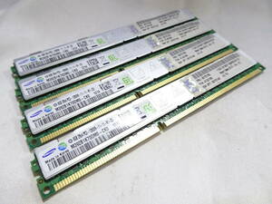 美品 SAMSUNG ヒートスプレッダ付メモリー DDR3-1600 PC3-12800R 1枚8GB×4枚組 合計32GB 両面チップ Registered ECC 動作検証済
