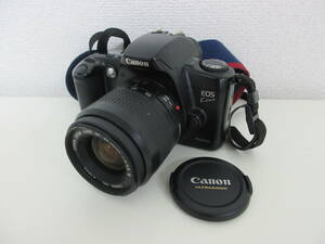 中古 カメラ Canon キャノン EOS Kiss PANORAMA / CANON ZOOM LENS EF 35-80mm 1:4-5.6 Ⅲ フィルムカメラ ※通電のみ確認済 ／I