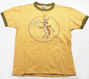 TOYS McCOY (トイズマッコイ) MILITARY TEE - BUGS BUNNY / ミリタリーTシャツ “JOIN UP WITH US” TMC1710 イエロー S / バッグスバニー