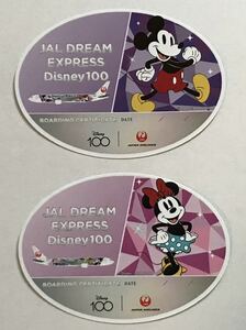 JAL DREAM EXPRESS Disney100 ステッカー
