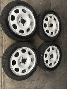 ◆AS305-7◆スズキ純正スチ－ルホイール◆ハスラ－◆15×4.5J◆4H100◆2019年製◆GOODYEAR◆165/60R15◆4本セット◆中古品◆