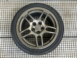 日産 GT-R R33 純正 245/40ZR17 9J+30 5穴 PCD114.3 17インチ タイヤホイール 1本 112