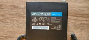 【ジャンク品扱い】FSP 電源ユニット RAIDER RA750 80PLUS SILVER 750W