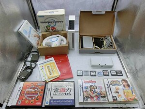 【IJ29-10】【100サイズ】未検品/任天堂 Nintendo Dslite 3DS Wii 他 ゲームソフト・周辺機器等 まとめてセット