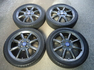 ダイハツ純正 MINILITE ミニライト 16x4.5J +45 4H/100PCD ガンメタ＆KUMHO HS51 165/50R16 タイヤホイールUSEDx4本SET 激レア