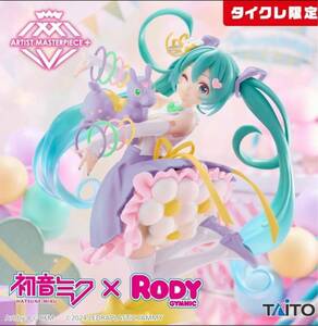 タイクレ限定 初音ミク× Rody AMP+フィギュア 39 サンキュー ver. 新品未開封 プライズ クレーンゲーム